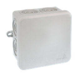 BOITE ETANCHE 80x80x45mm GRIS EUR OHM 217209006 CADELEC