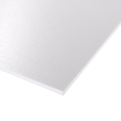 PANNEAU PVC EXPANSE 125x300cm 10mm SEMI-RIGIDE BLANC M1 20pces/pal THY