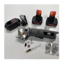 CUTTER ELECTRIQUE 150W ISOLANTS MINCES +2 BAT. 12V +CHARGEUR 284597 ATI
