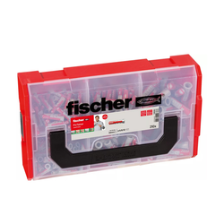 210 CHEVILLES DUOPOWER BIMATIERE Ø6/8/10 COFFRET FIXTAINER 536161 FISCHER