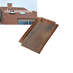 TUILE GIVERNY PV VIEILLI BOURGOGNE 6/paq 450/pal Pureau : 225-275mm (20/m²)