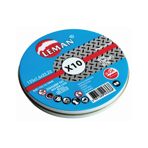 10 DISQUES INOX Ø125mm 125.10.10BM LEMAN