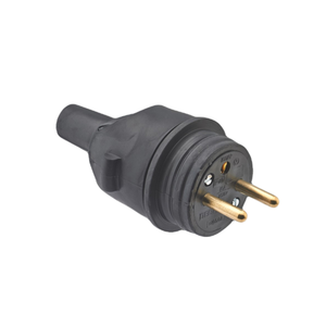 FICHE MALE 16A CAOUTCHOUC         713200