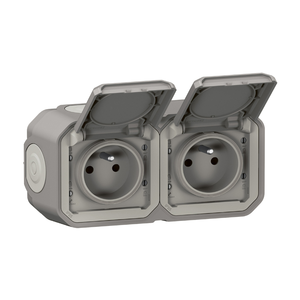 DOUBLE PRISE 2P+T PLEXO 70005 CADELEC