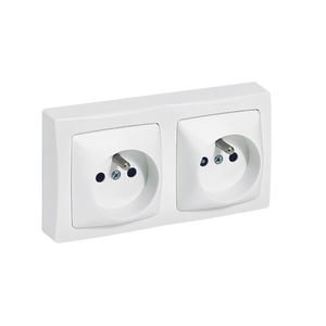 DOUBLE PRISE 2P+T ASL 97627 CADELEC