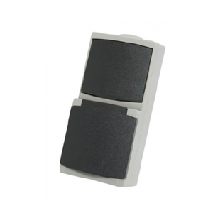 PRISE 2P+T + INTER. VA ET VIENT ETANCHE IP55 CYKLONE 730429