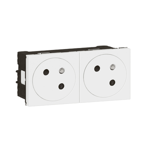 2 PRISES 2P+T PRECABLEES MOSAIC 99421 CADELEC