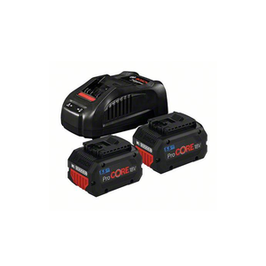 PACK 2 BATTERIES 18V 5.5AH PROCORE + CHARGEUR GAL1880CV 1600A0214C BOSCH