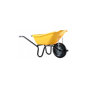 BROUETTE 1 ROUE 160kg JAUNE PICK-UP POLYPROPYLENE ROUE GONFLEE HAEMMERLIN