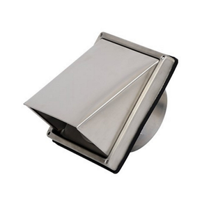 CLAPET CAPOT ANTI RETOUR INOX Ø97mm HBH 137x137mm 910639 HBH