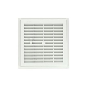 GRILLE PVC 223x223 BLANC A SCELLER 1F214 SANS SACHET NICOLL