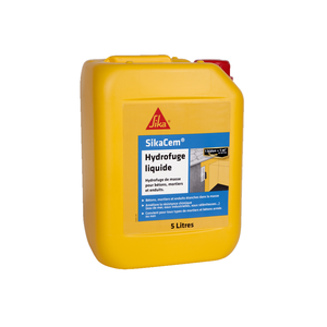 HYDROFUGE SIKACEM 5L (±0,5L/25kg de ciment)