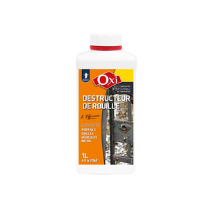 DESTRUCTEUR DE ROUILLE L'EFFICACE 1L (5-20m²/L) OXI