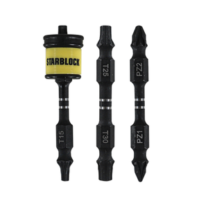 3 EMBOUTS VISSAGE CHOC + BAGUE MAGNETIQUE STARBLOCK 486821