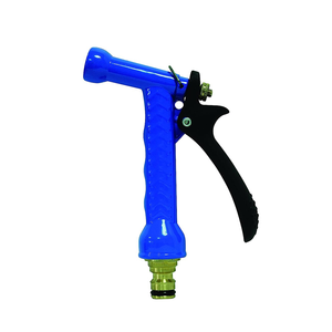 PISTOLET LANCE D'ARROSAGE METAL BLEU AVEC RACCORD RAPIDE 0157471