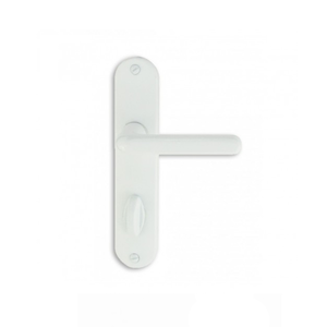 ENSEMBLE PORTE /PLAQUE ALU BLANC  DT2000 TIGNES 165MM CONDAMNATION         709040