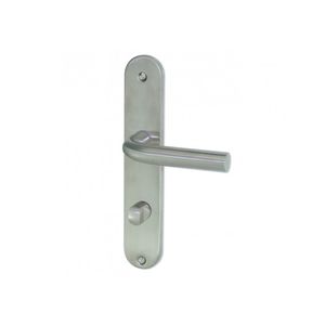 ENSEMBLE PORTE /PLAQUE INOX MAT  DT2000 ECUME 195MM CONDAMNATION          635840