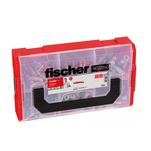 210 CHEVILLES DUOPOWER BIMATIERE Ø6/8/10 COFFRET FIXTAINER 536161 FISCHER