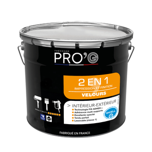 PEINTURE 2en1 PRIMAIRE/FINITION BLANC VELOURS 12L INT/EXT TN1610180120 THEO