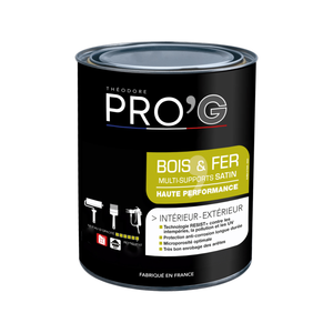 PEINTURE BOIS/FER NOIR R9005 3L INT/EXT TN1616950030 THEO
