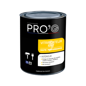 VITRIFICATEUR MAT INCOLORE 1L INT. ACRYLIQUE TN1637183010 THEO