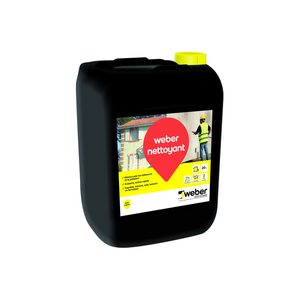 WEBER NETTOYANT DESINCRUSTANT 20L SALISSURE ET POLLUTION  ±0,2L/m²