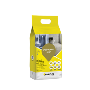 WEBER JOINT STAR BEIGE PIERRE E03 5kg SUPER HYDROFUGE (±0,2kg/m²)